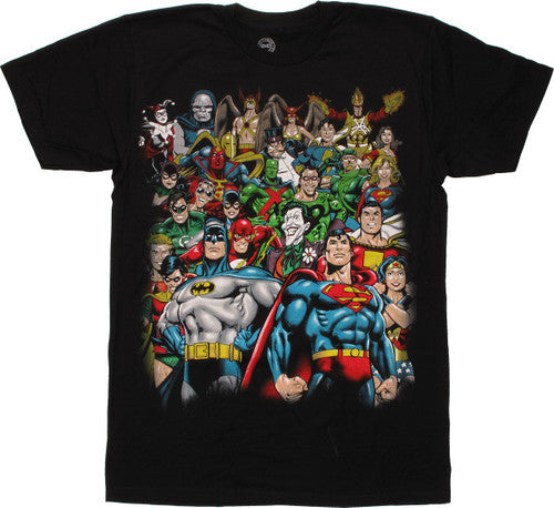 DC Comics Group T-Shirt Sheer