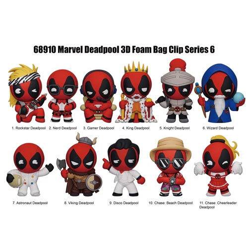 Marvel Deadpool Blind Bag Series 6 (1 random)