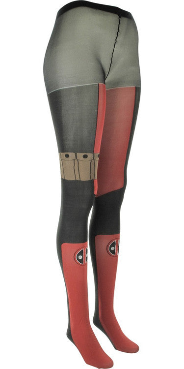 Deadpool Costume Suit Tights in Red