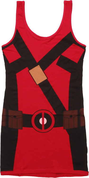 Deadpool Costume Tank Top Dress