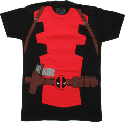 Deadpool Suit T-Shirt Sheer