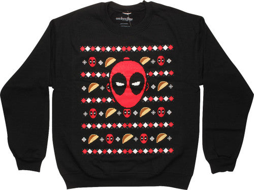 Deadpool Tacos Christmas SweaT-Shirt