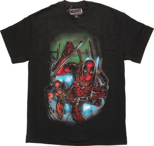 Deadpool Wolverine Dash Out T-Shirt