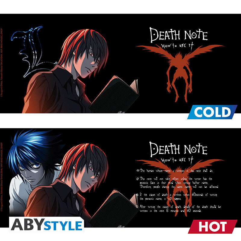 Death Note L & Light Heat Changing Mug