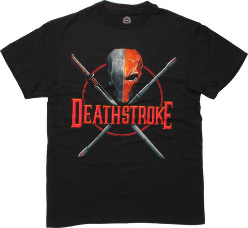 Deathstroke Weapon Cross Circle T-Shirt
