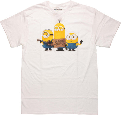Despicable Me Minions I'm with Stupid T-Shirt