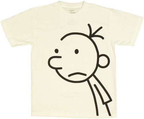 Diary of a Wimpy Kid Greg White Youth T-Shirt