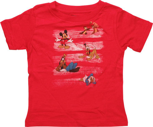 Disney Paint Strokes and Characters Infant T-Shirt