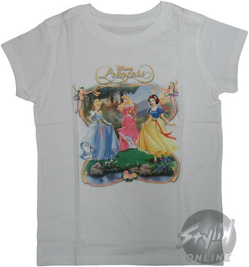 Disney Princess Stream Girls Youth T-Shirt