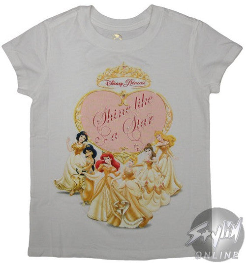 Disney Princesses Girls T-Shirt