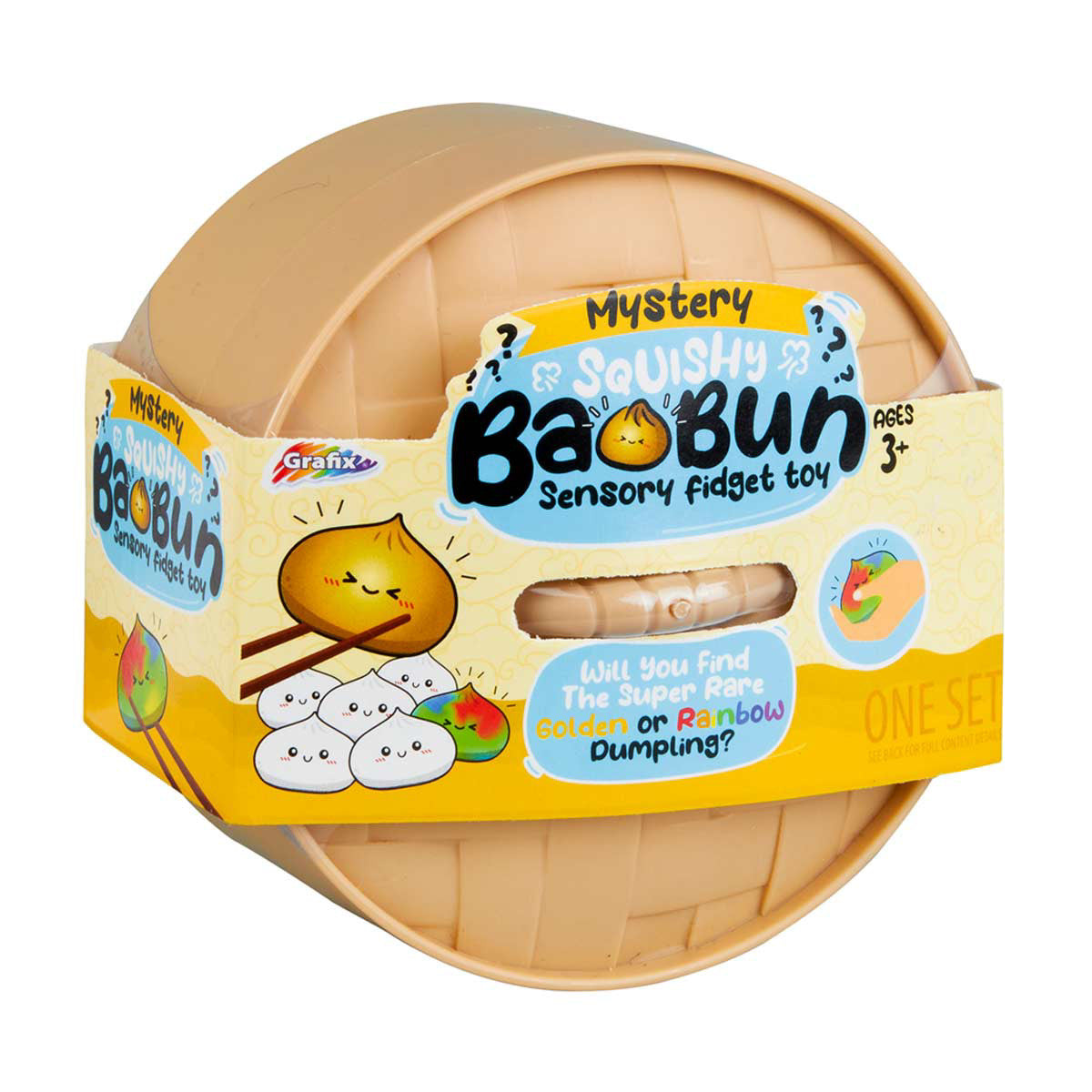 Mystery Squishy Dumpling Sensory Fidget Toy (1 random) โ FYE