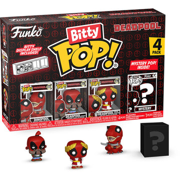 Funko Bitty Pop! Deadpool Dinopool 4-Pack (1 random)