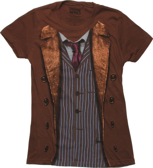 Doctor Who 10th Dr Costume Juniors T-Shirt