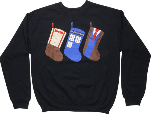 Doctor Who Christmas Stockings SweaT-Shirt