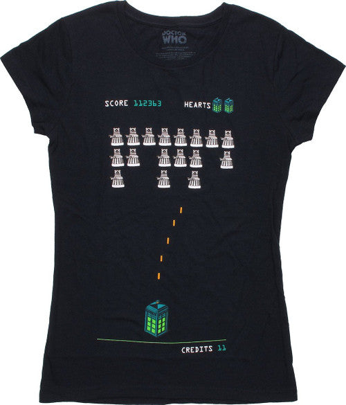 Doctor Who Dalek Space Invader Baby T-Shirt