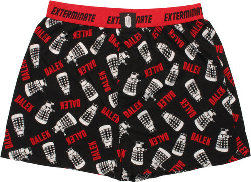 Doctor Who Exterminate Dalek Boxers