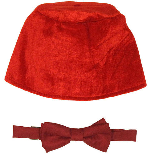 Doctor Who Fez Bow Tie Set in Red