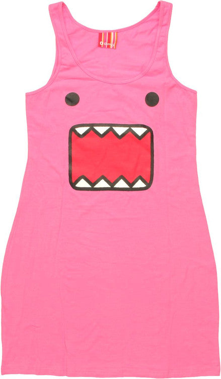 Domo Kun Pink Tank Top Dress