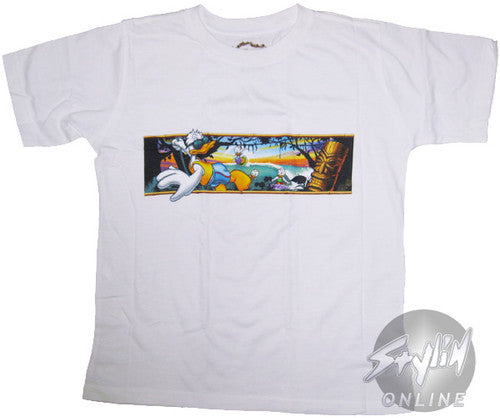 Donald Duck Surfing Youth T-Shirt