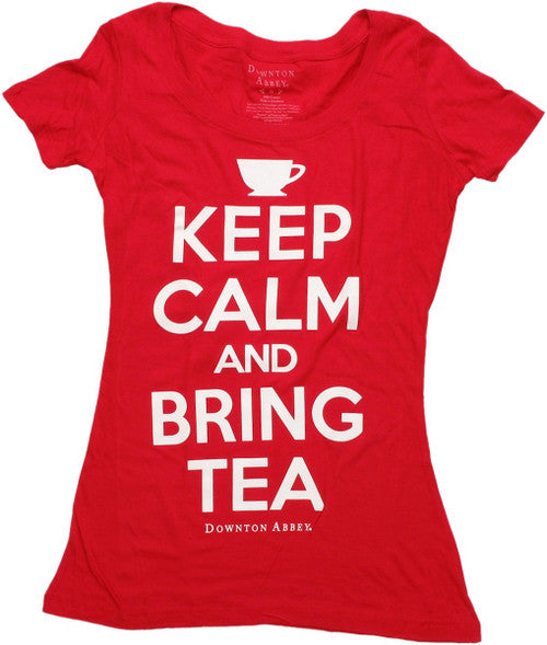 Downton Abbey Keep Calm Bring Tea Baby T-Shirt
