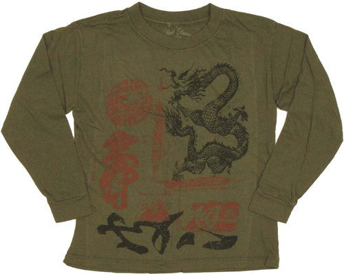 Dragon Seal Long Sleeve Juvenile T-Shirt