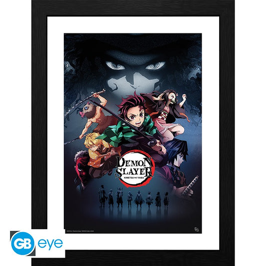 Demon Slayer Slayers 12x16in Framed Print