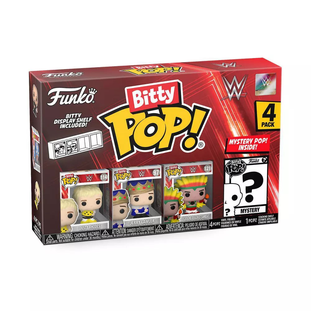 Funko Bitty POP! WWE Dusty Rhodes Set Vinyl Figures 4-Pack