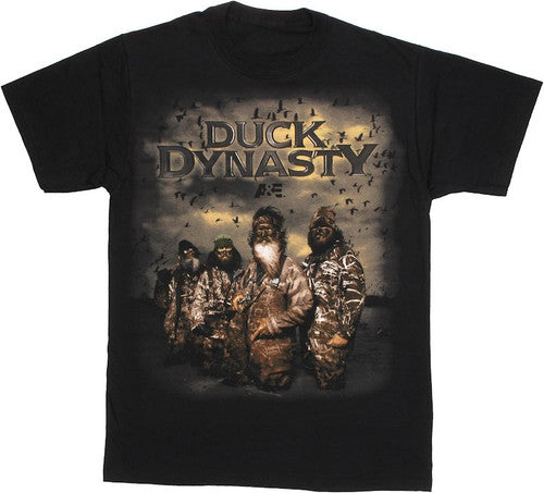 Duck Dynasty Group Poster T-Shirt