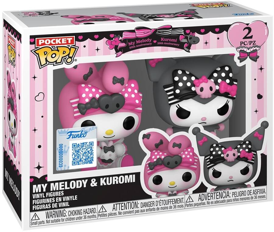 Funko - Pocket Pop!: Kuromi & My Melody 2-Pack