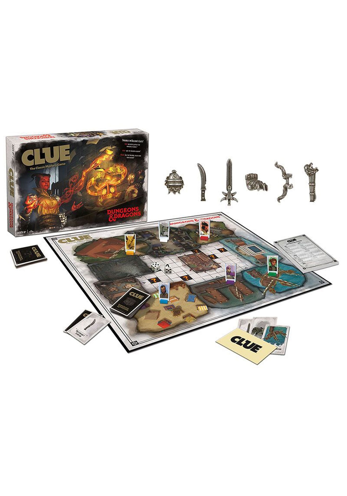 Dungeons & Dragons Clue Game