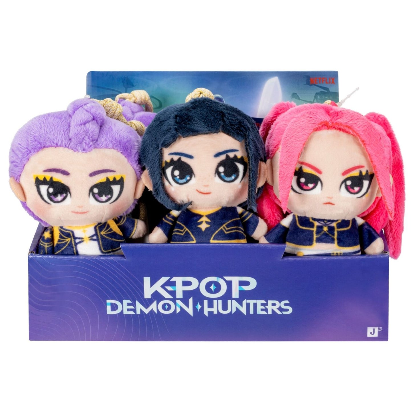 K-Pop Demon Hunters Plush Clip On (One Random)