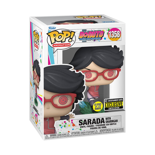 Funko Pop! Boruto Sarada with Sharingan Glow-in-the-Dark Figure