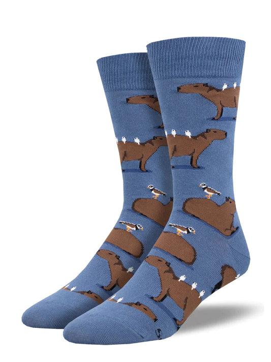 Capybara Crew Socks