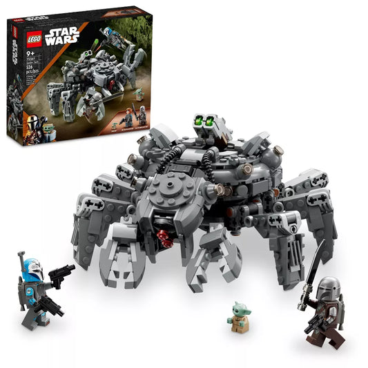 LEGO Star Wars: The Mandalorian Spider Tank Building Toy Set