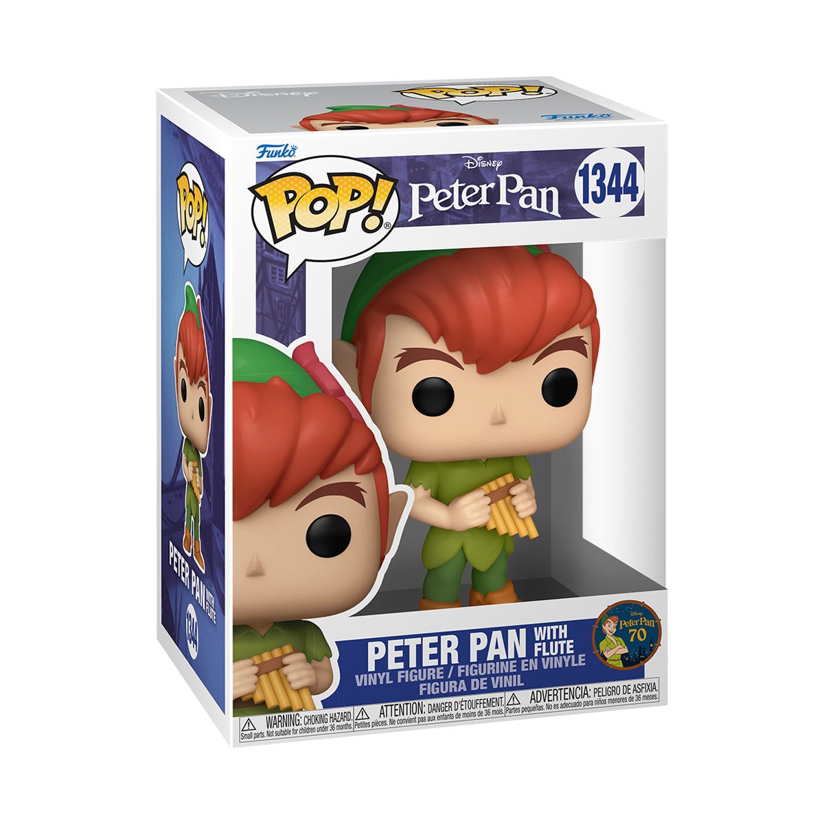 Funko Pop! Disney: Peter Pan 70th - Peter w/flute