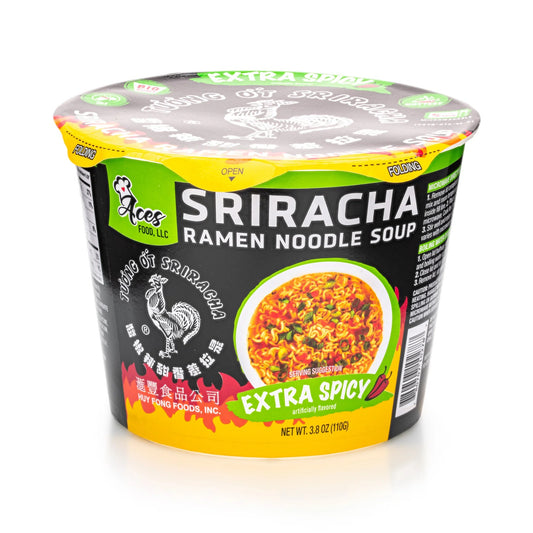 Sriracha Ramen Noodle Soup - Extra Spicy
