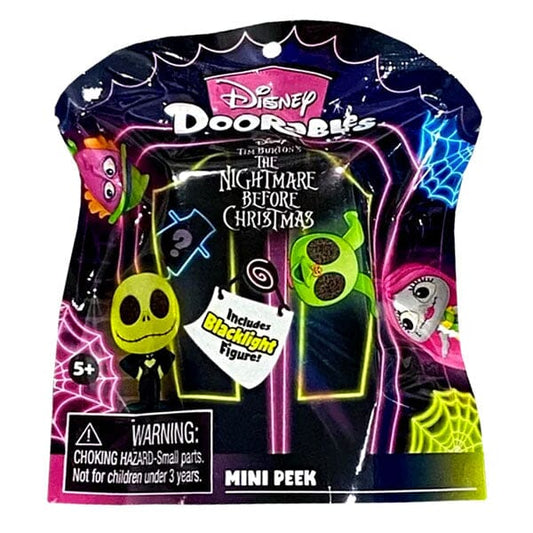 Disney Doorables Nightmare Before Christmas Blaklight Edition Blind Bag (1 Radnom)