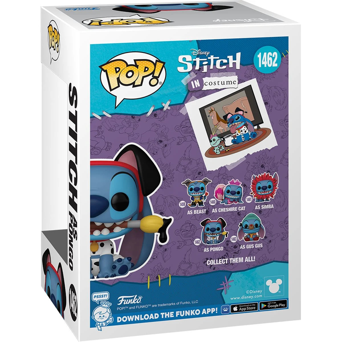 Funko Pop! Lilo & Stitch - Costume Stitch as Pongo