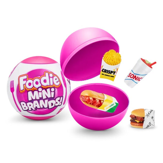 5 Surprise Foodie Mini Brands Mystery Capsule Real Miniature Brands Collectible Toys