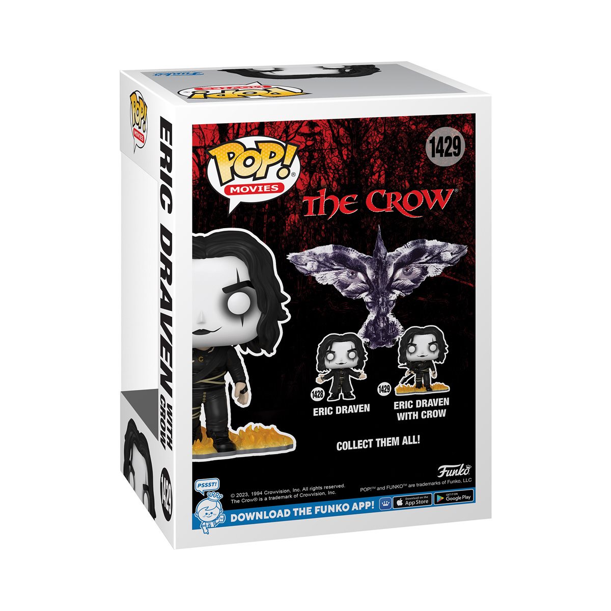 Funko Pop! The Crow - Eric Draven with Crow