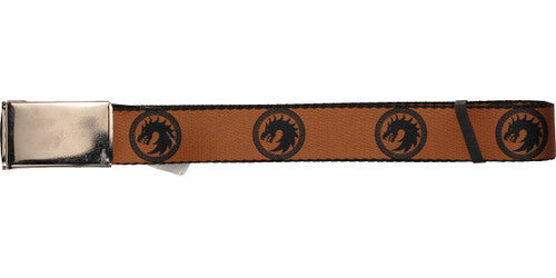 Ender's Game Dragon Army Logo Orange Mesh Belt