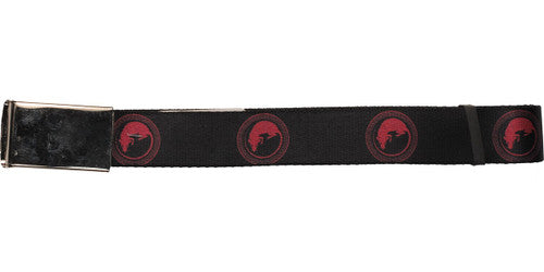 Ender's Game Rat Army Logo Black Mesh Belt