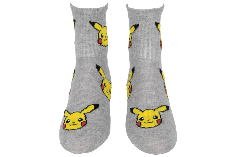 Pokemon Pikachu and Eevee Crew Socks 2-Pack