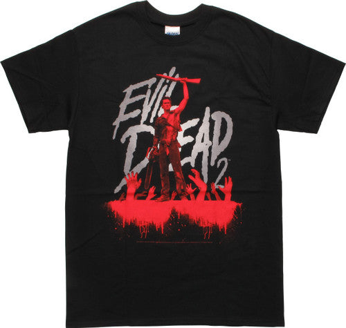Evil Dead 2 Blu-Ray Cover Blood Drip T-Shirt