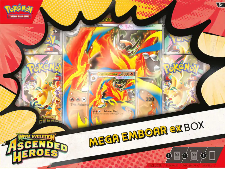 Pokémon - Trading Card Game: Mega Evolution Ascended Heroes ex Box
