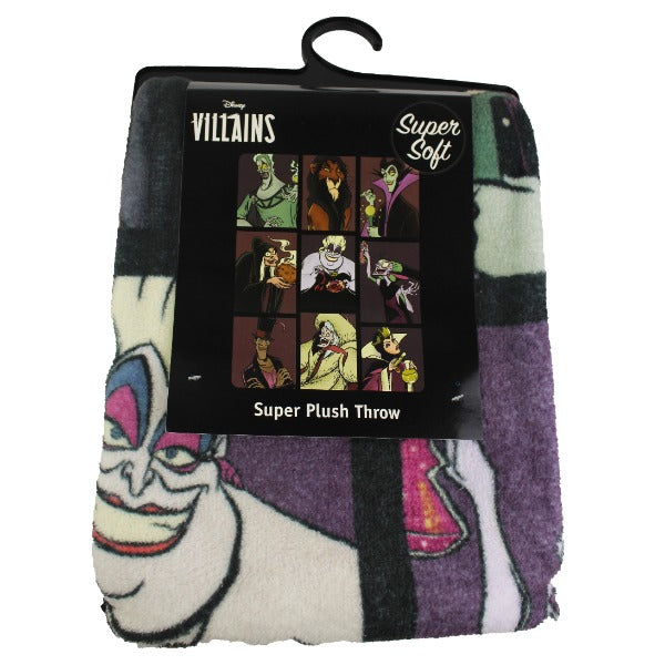 Disney Villains Box Plush Throw Blanket