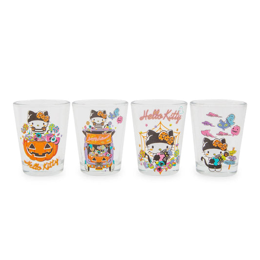 Sanrio Hello Kitty Halloween 2-Ounce Mini Glasses 4-Pack