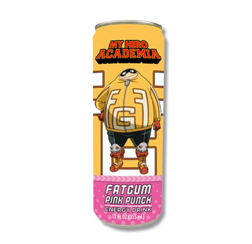 My Hero Academia - Fatgum Pink Punch Energy Drink