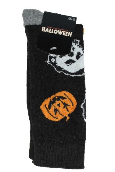 Halloween Michael Myers Pumpkin Socks 2-Pack