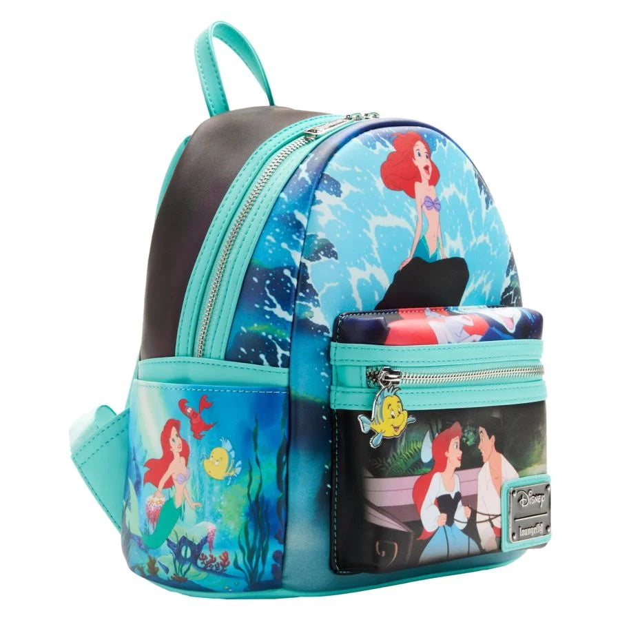 Loungefly Little Mermaid Princess Scenes Mini Backpack